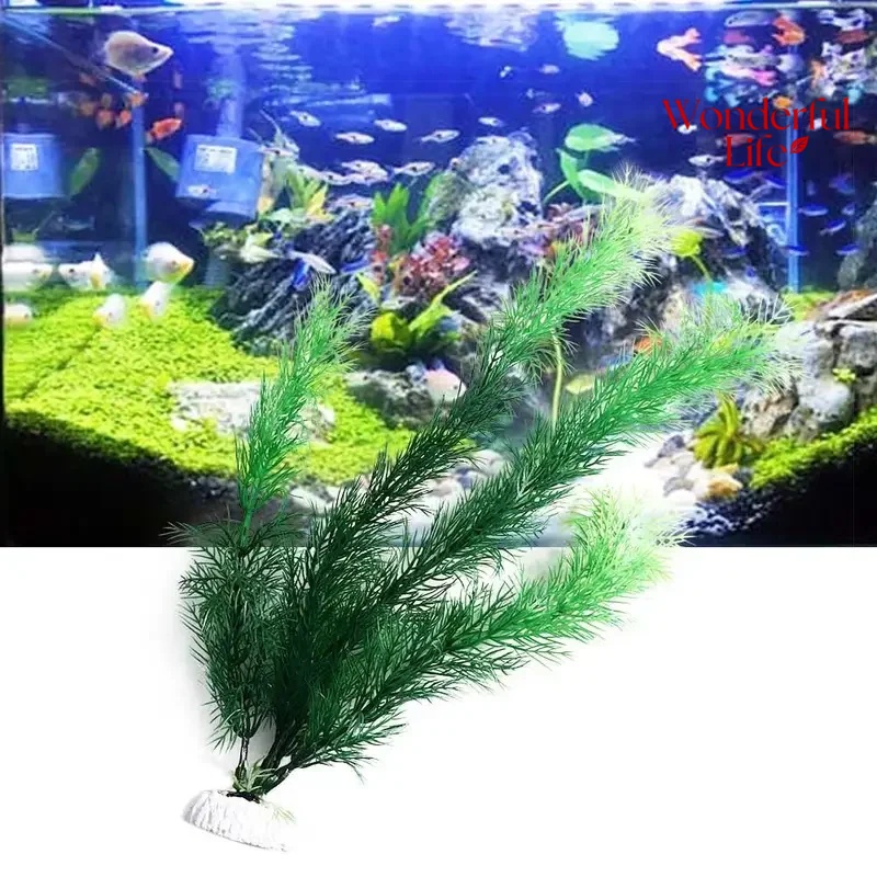 Aquarium Plant Substrate - Plantes en plastique aquatiques d'herbe d'eau