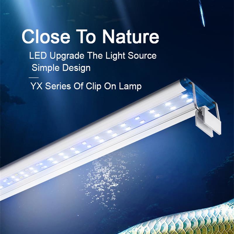 Aquarium Plant Light - Extensible Étanche Clip sur Lampe Pour