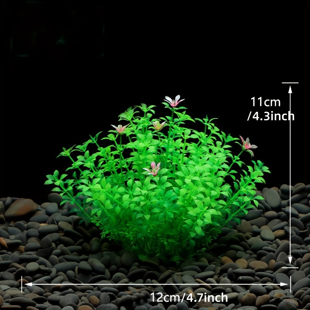 Aquarium Moss - Décoration d'aquarium, plantes artificielles en plastique,