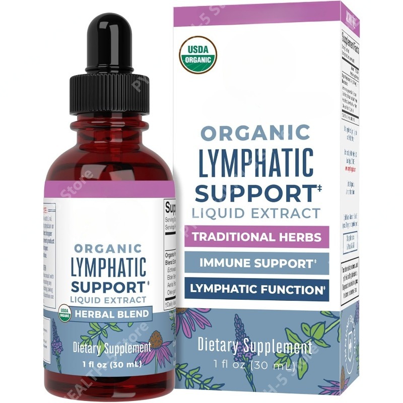 Planted Tank - Gouttes de soutien lymphatique biologiques, nettoyage