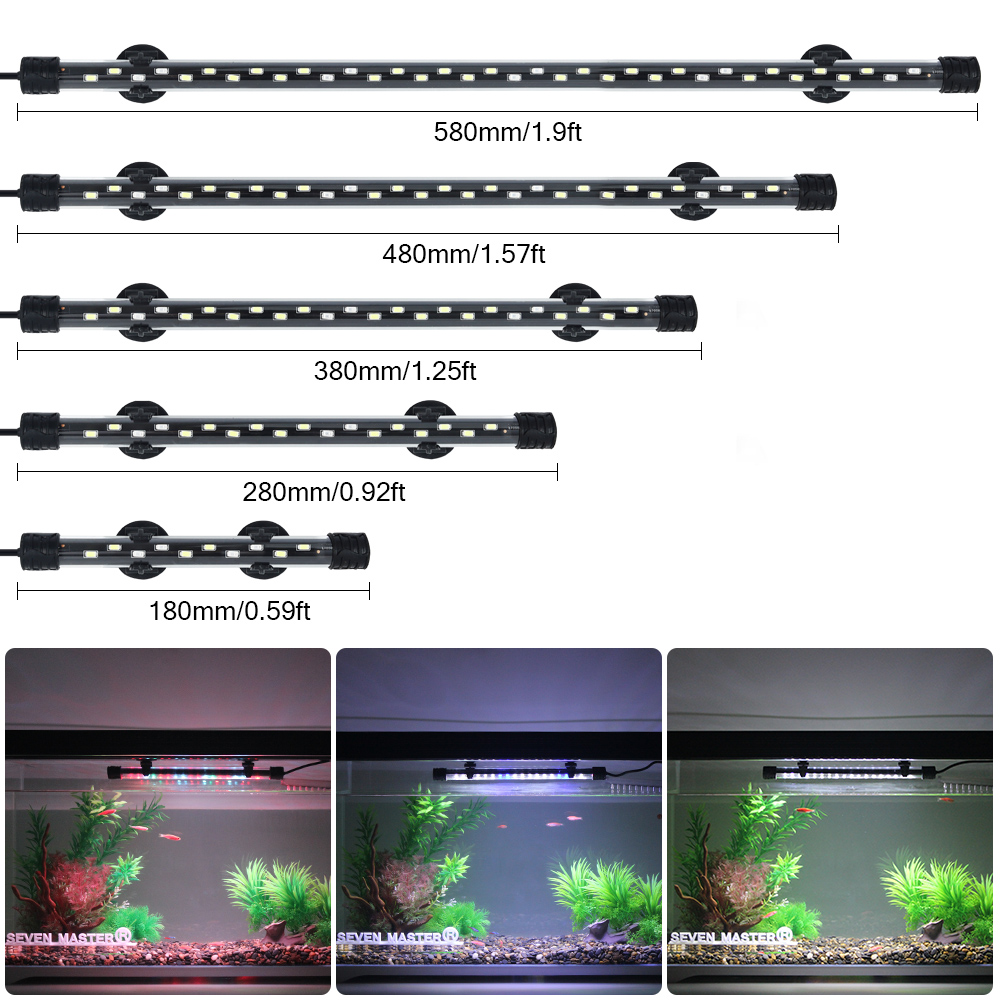 Aquarium Plant Substrate - Lumière d'aquarium LED plante poussent lampe