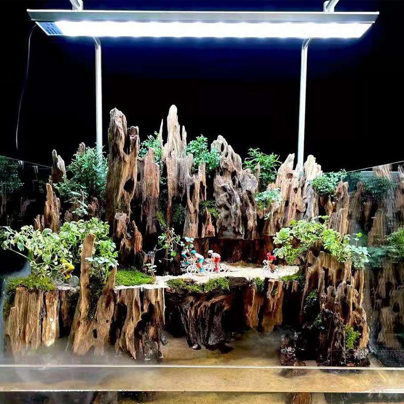 Aquarium Driftwood - Décoration d'aquarium en bois de crevettes,