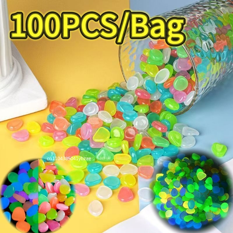 Plant Aquarium Pot - 100-800 pièces de galets qui brillent