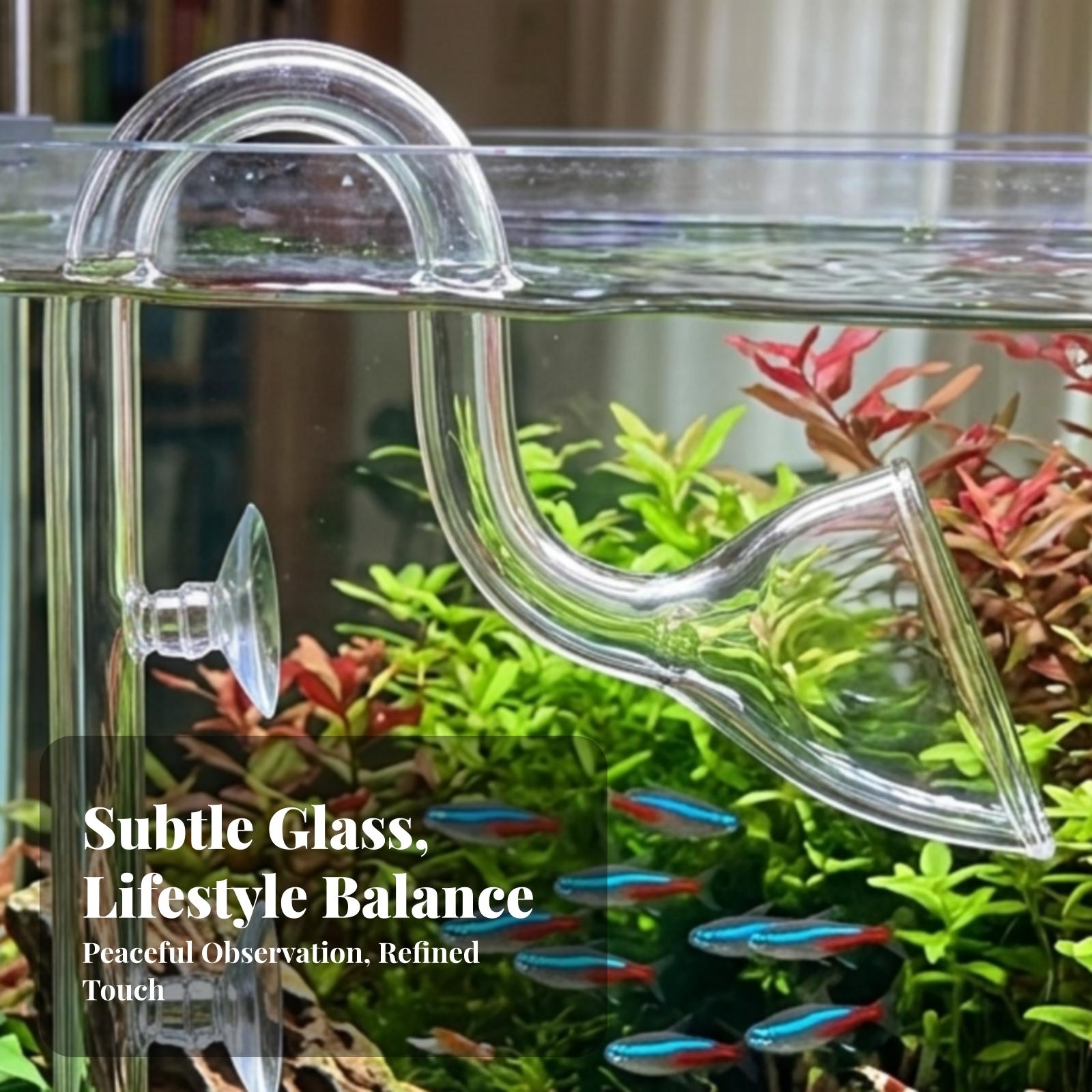 Aquarium Planted Tank Filter - Ensemble de tuyaux Lily Pipe transparents