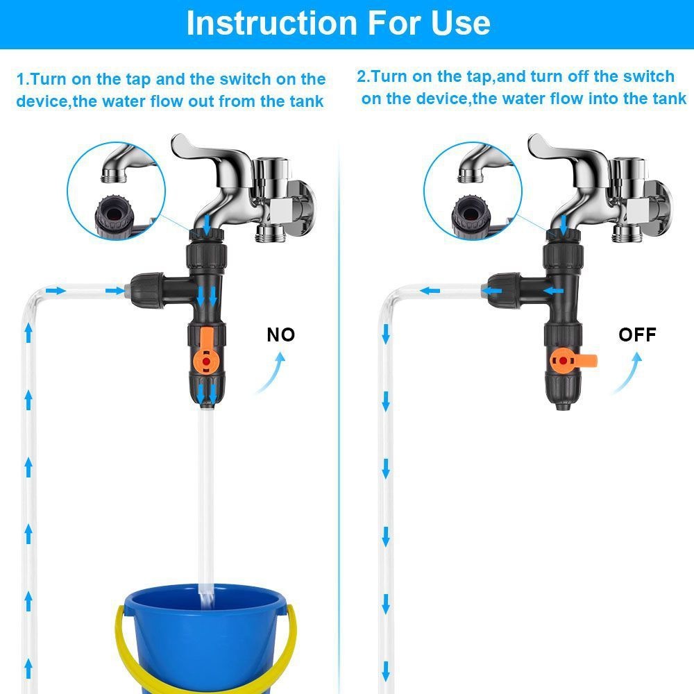 Aquarium Planted Tank Filter - Accessoires de changement d'eau pour Aquarium,