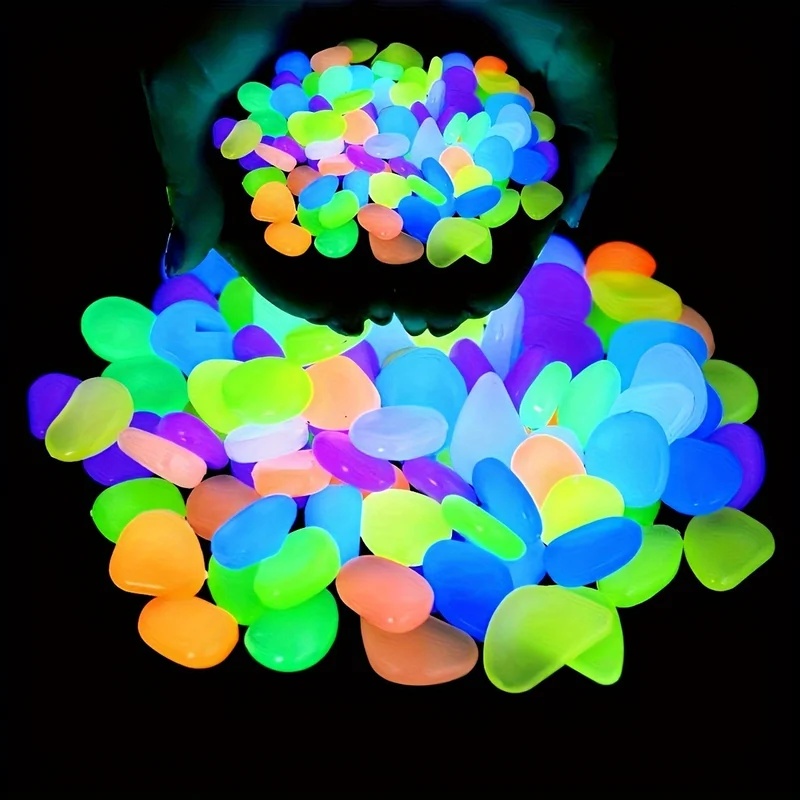 Plant Aquarium Pot - Galets lumineux qui brillent dans la