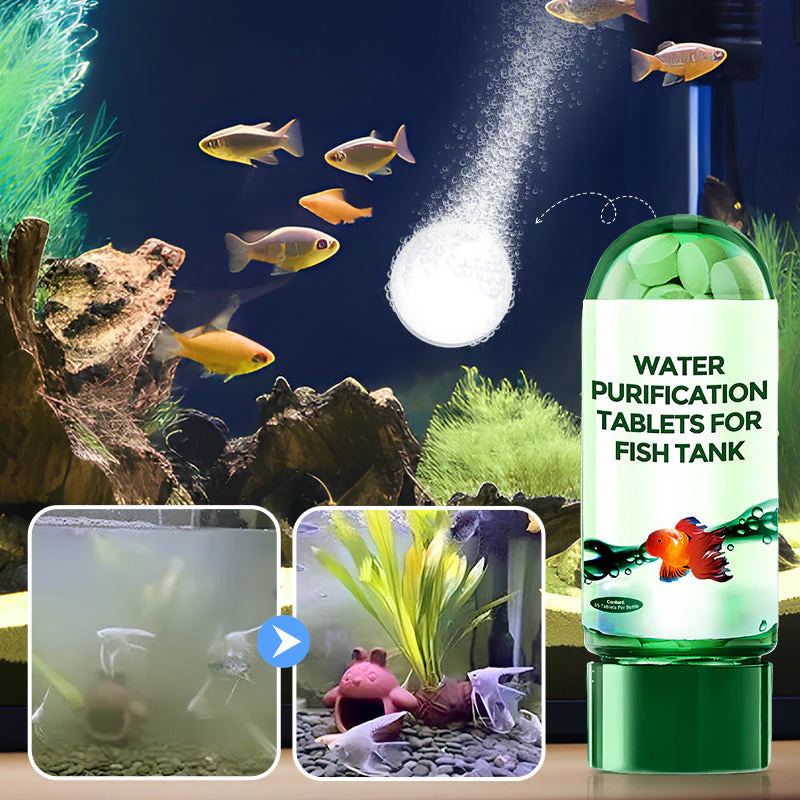 Aquarium Liquid Carbon - Comprimés Écologiques de Purification d'Eau pour