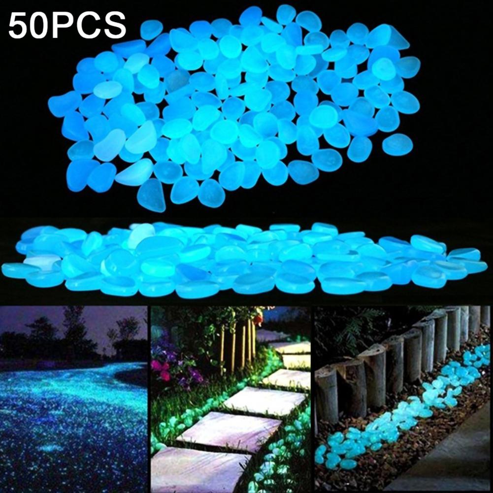 Plant Aquarium Pot - 50 pièces de galets lumineux de