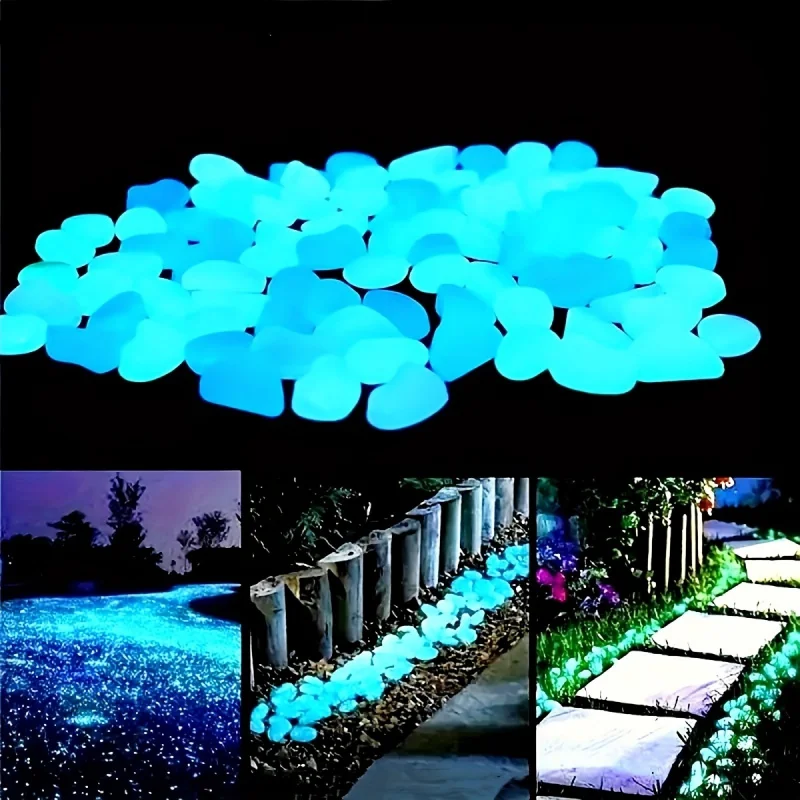 Plant Aquarium Pot - 100 pièces de pierres lumineuses en