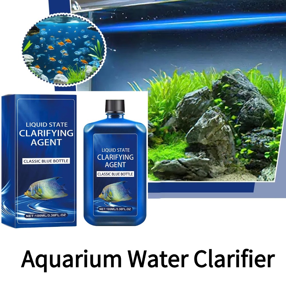 Planted Aquarium Cleaning - Clarifiant d'eau pour aquarium 100ml, solution