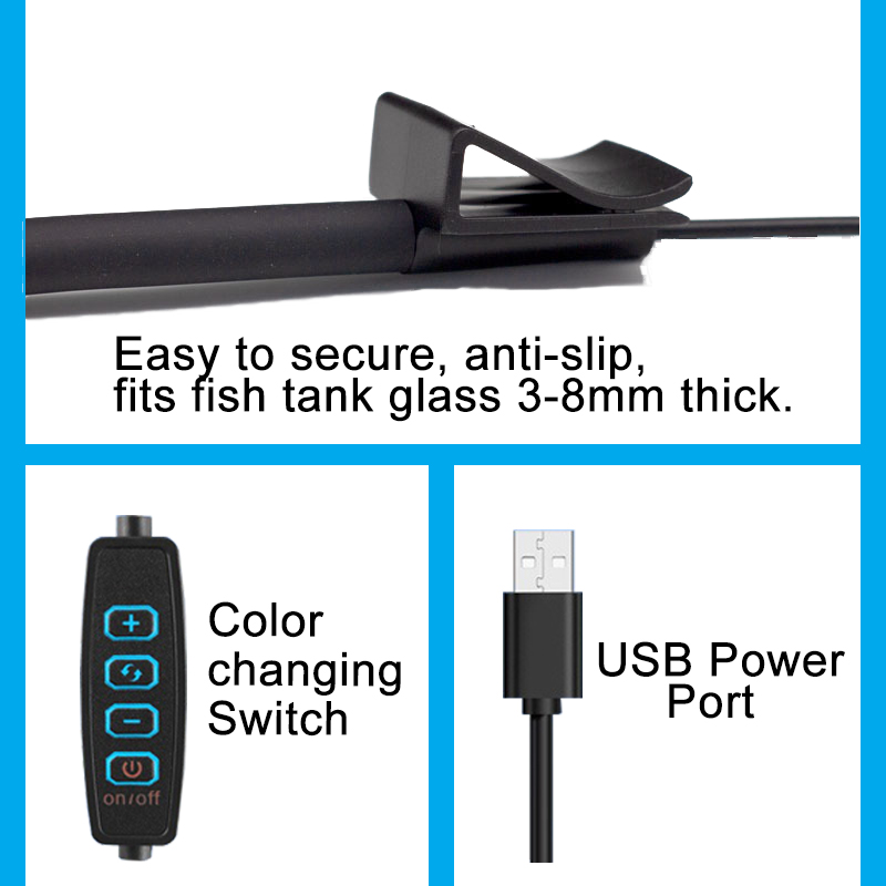 USB Aquarium lampe à LED Aquar - Aquarium Plant Light avis et prix