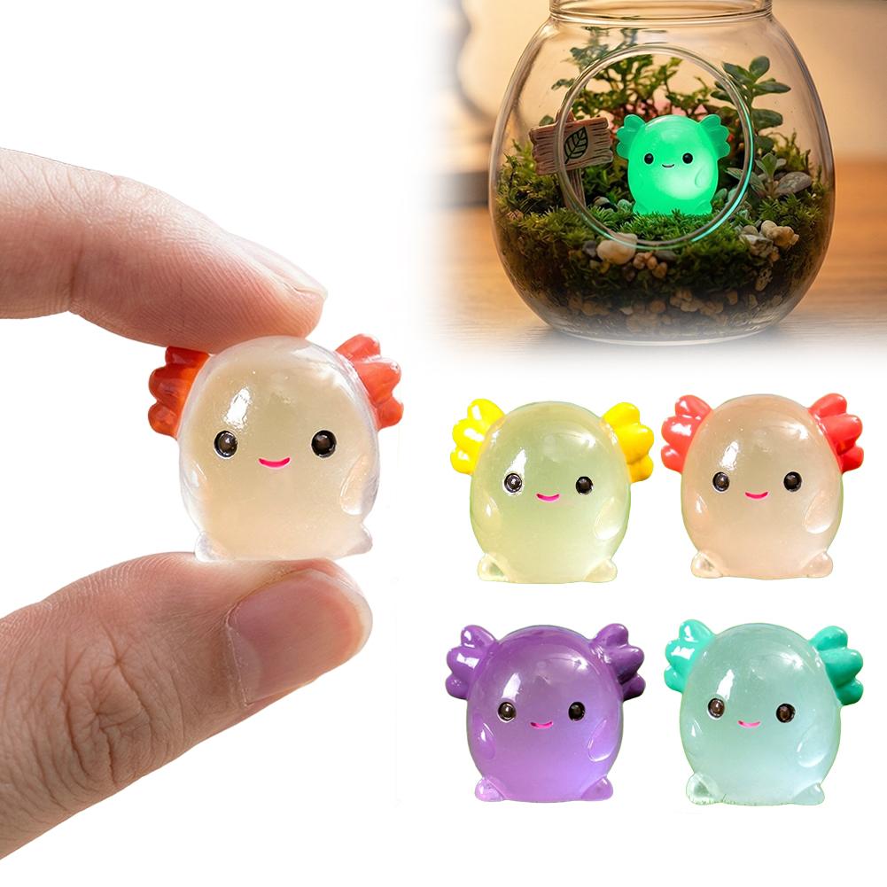 Miniatures d'axolotl lumineuse - Aquarium Moss avis et prix