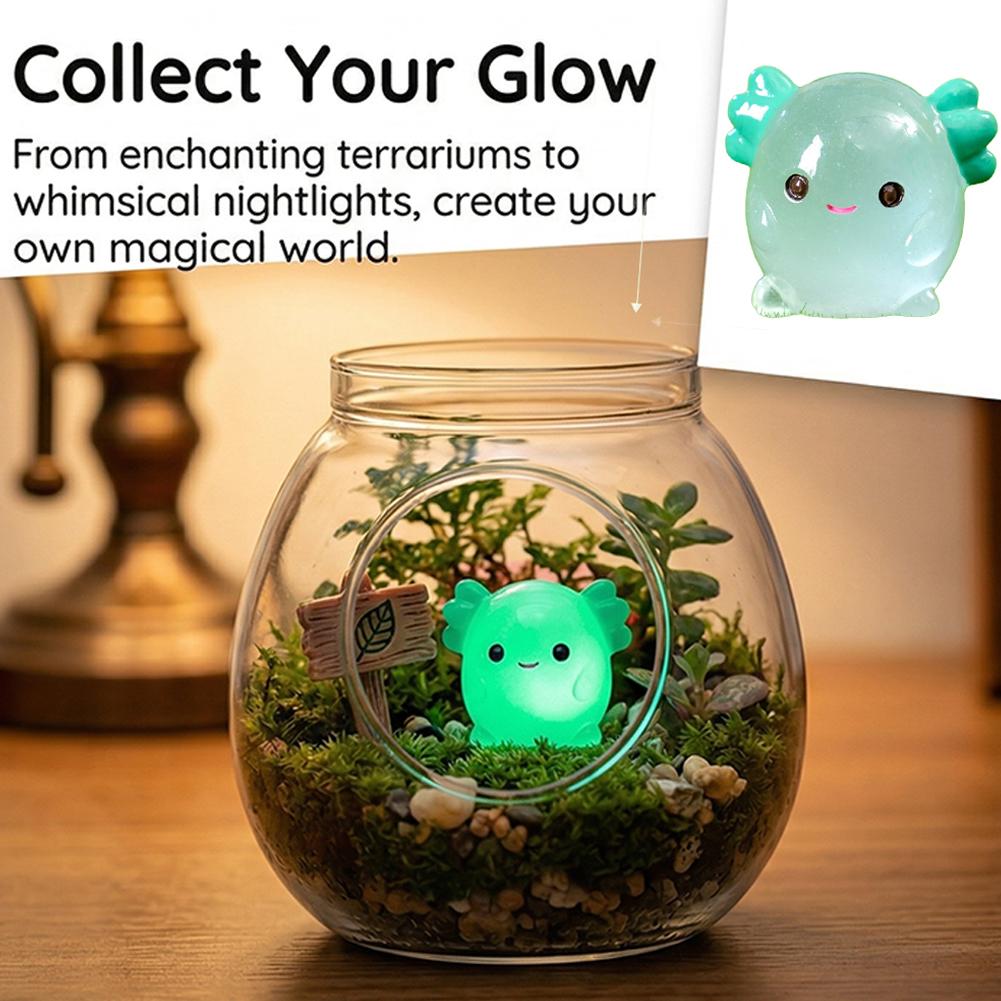 Miniatures d'axolotl lumineuse - Aquarium Moss avis et prix