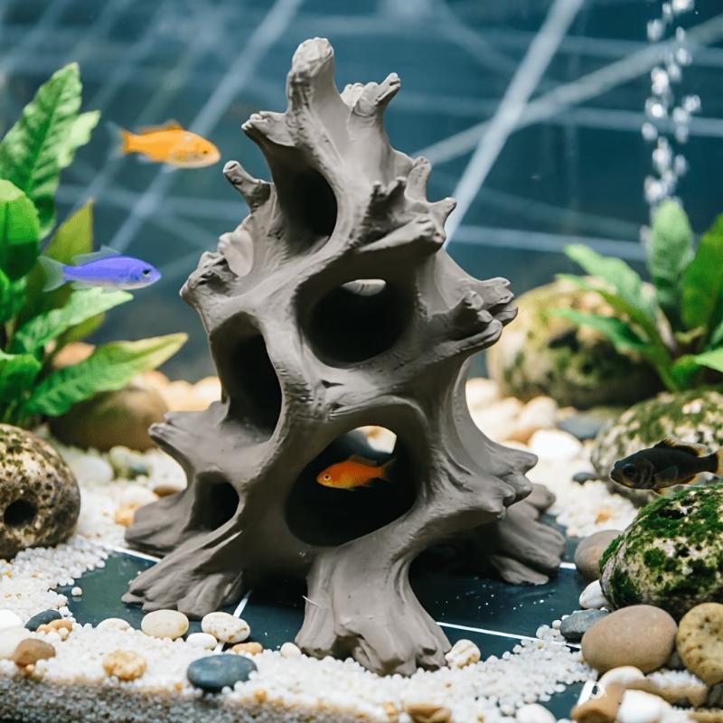 Grotte cachée multi-trous en b - Aquarium Driftwood avis et prix