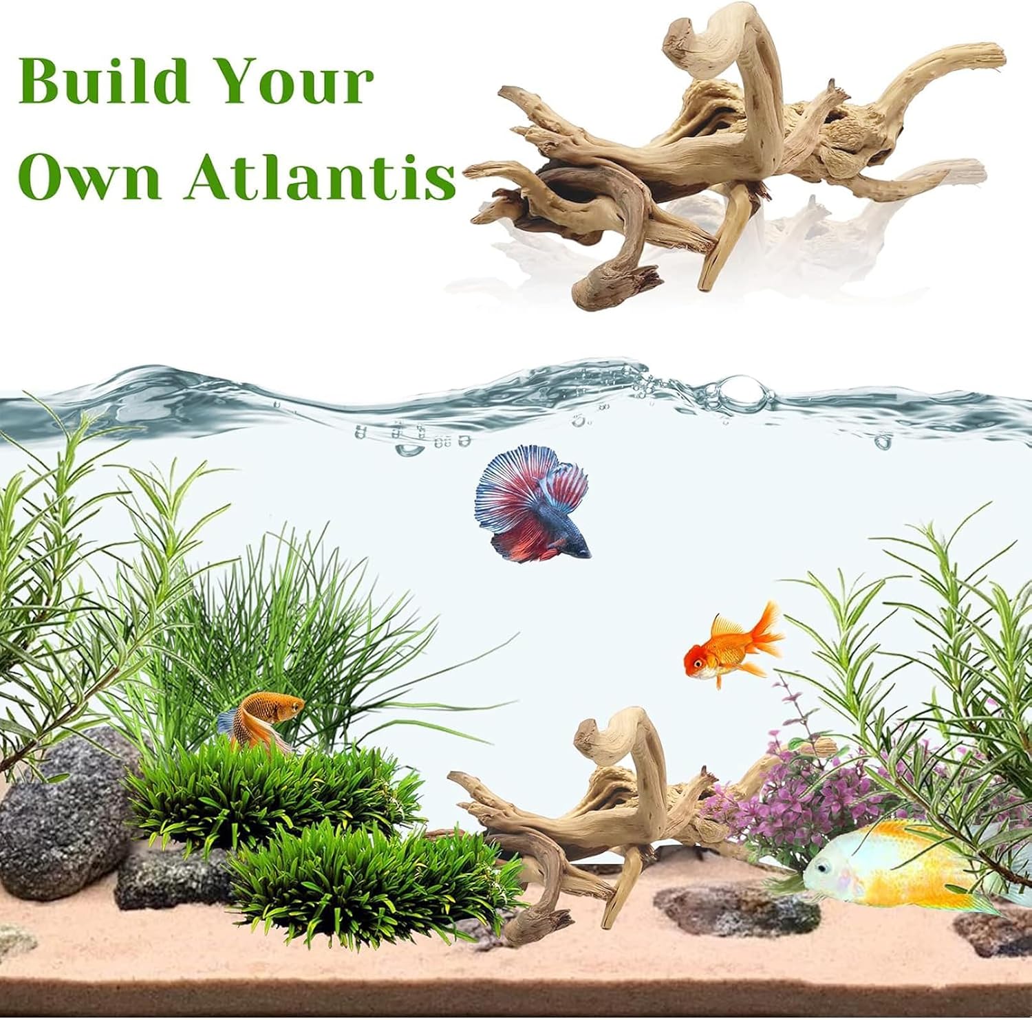1 pièce 20-25CM Bois flotté na - Aquarium Driftwood avis et prix
