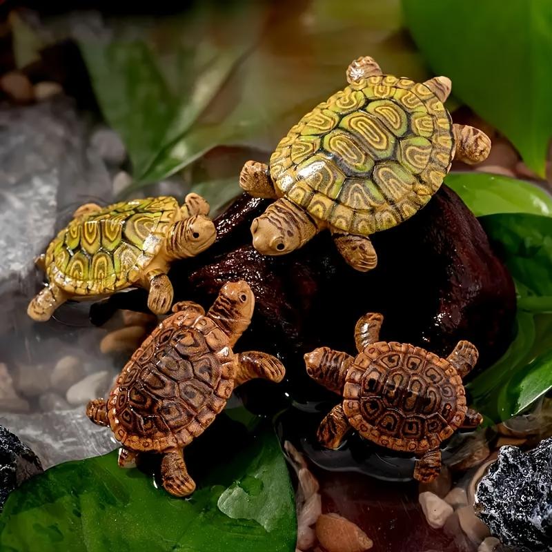 6 mini-statues de tortues pour - Aquarium Moss avis et prix