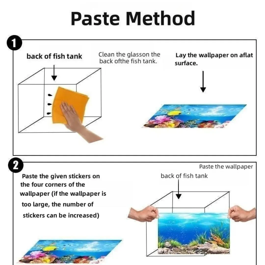 Autocollant 3D de Fond d'Aquar - Aquarium Moss avis et prix