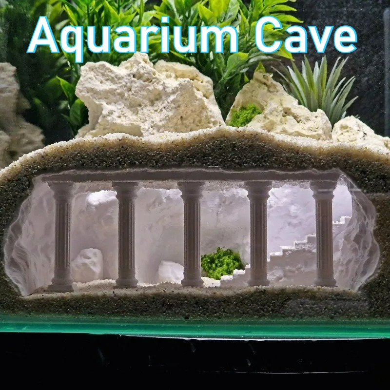 Caverne d'aquarium imprimée en - Aquarium Plants Live avis et prix