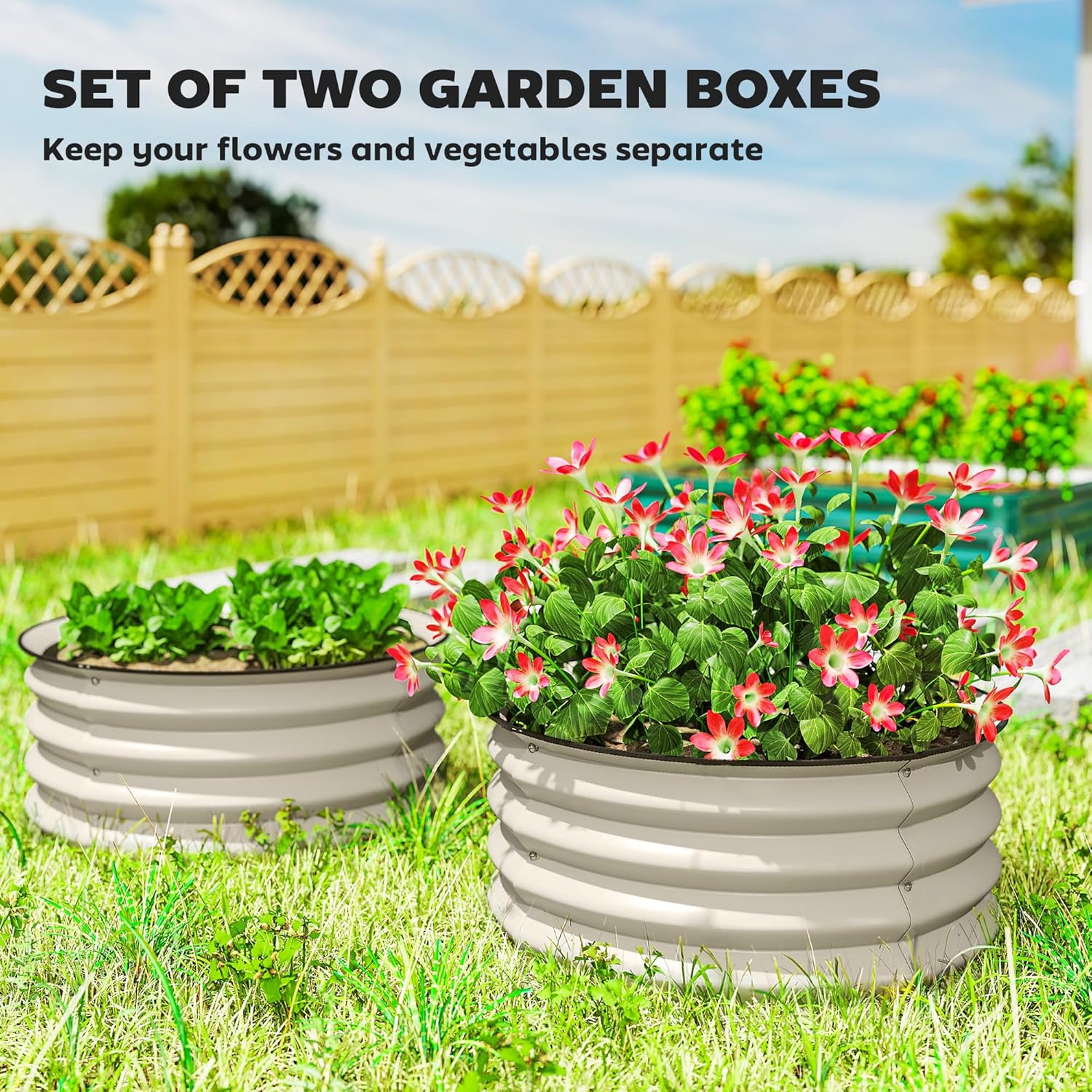 Lot de 2 bacs de jardin suréle - Planted Tank avis et prix