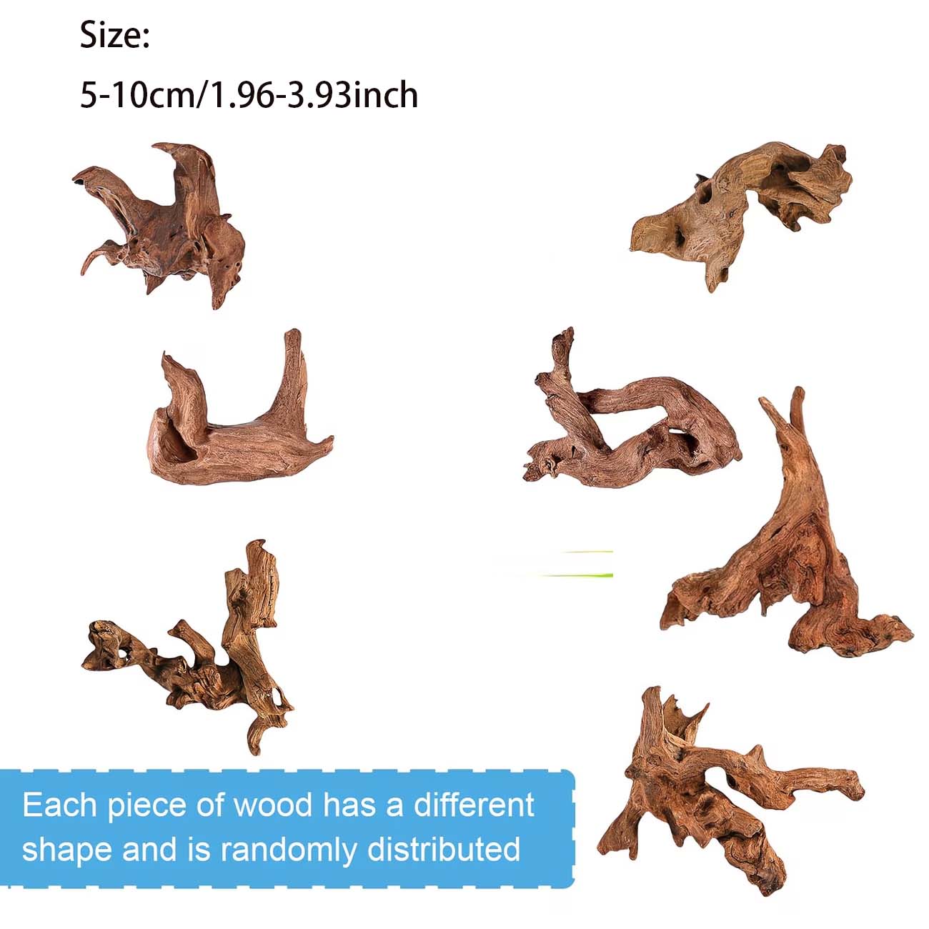 Bois flottant naturel de 5 à 1 - Aquarium Driftwood avis et prix
