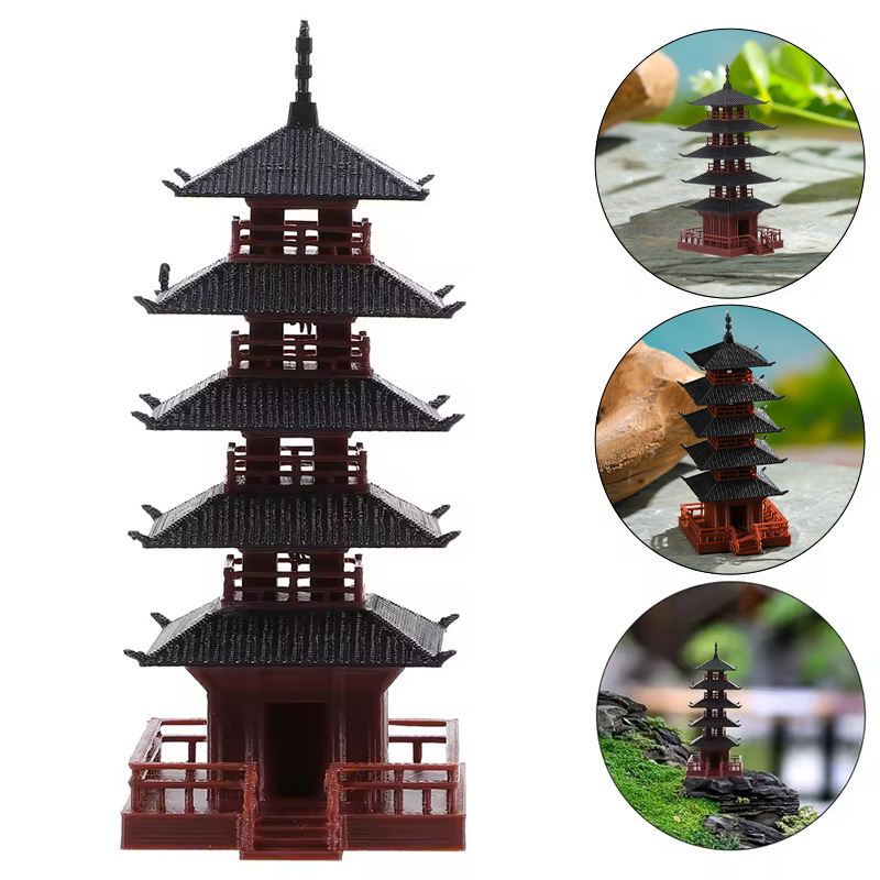 Mini statue de pagode, modèle  - Aquarium Moss avis et prix