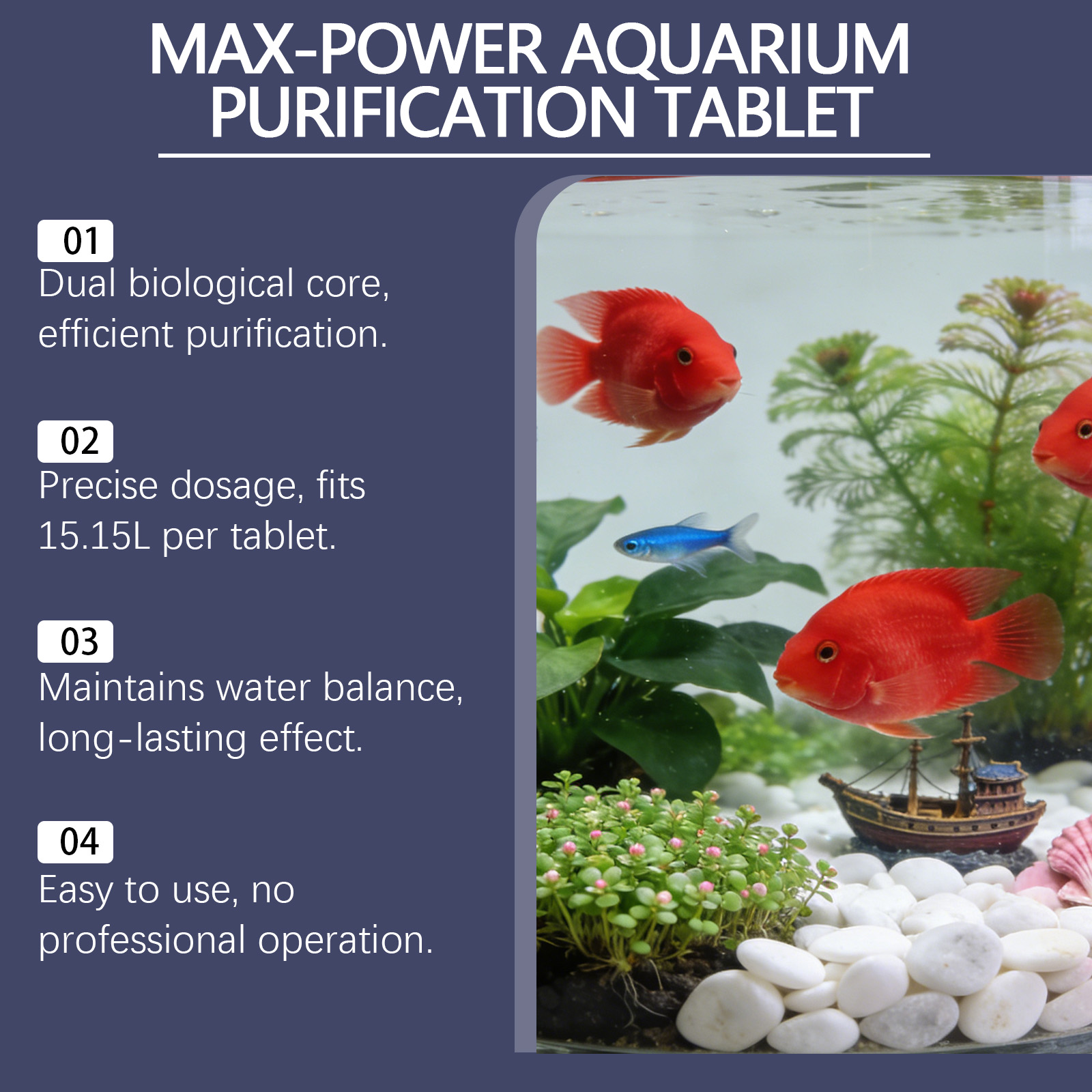 Comprimés anti-algues pour aqu - Planted Aquarium Algae Control avis et prix