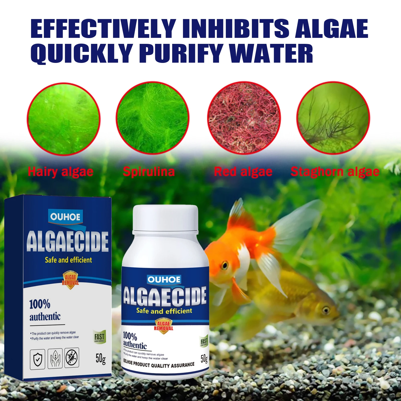 Dissolvant d'algues d'aquarium - Planted Aquarium Algae Control avis et prix