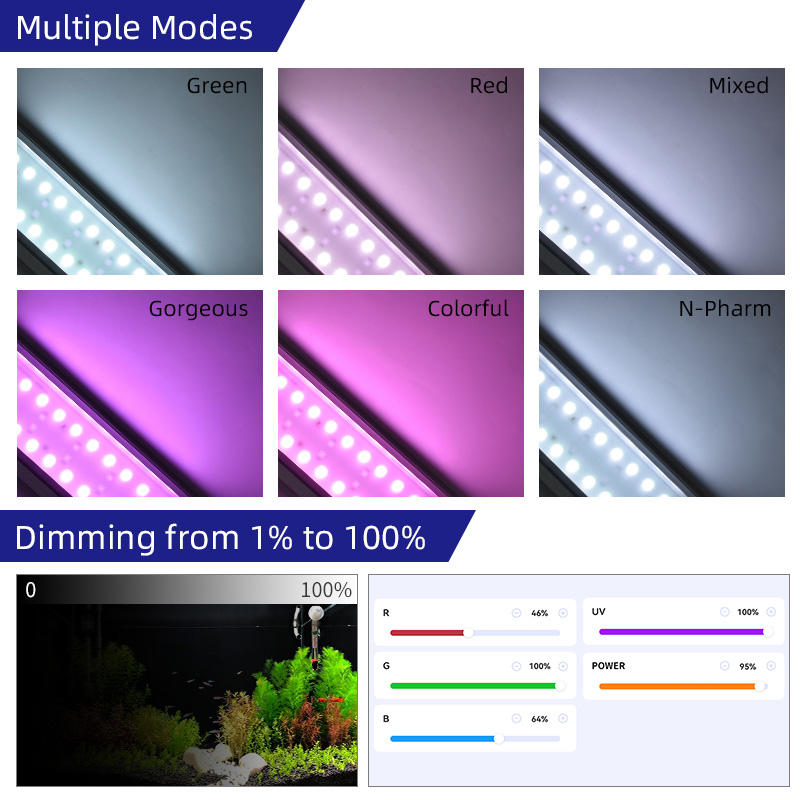 Lampe LED intelligente pour aq - Aquarium Plant Light avis et prix